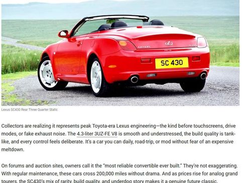 Used 2006 Lexus SC 430 Convertible image 70