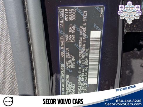 Certified 2023 Volvo XC90 T8 Ultimate w/ Protection Package Premier AWD/4WD image 31