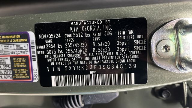Used 2025 Kia Sorento SX Prestige w/ Sage Leather Package AWD/4WD image 28
