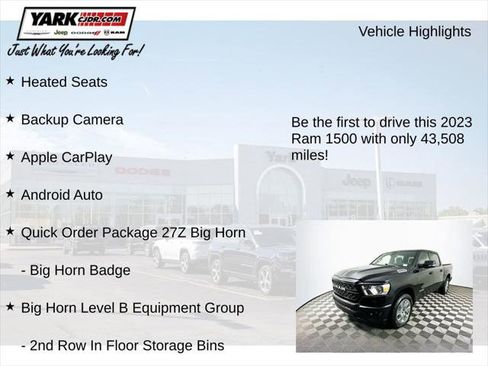 Certified 2023 RAM 1500 Big Horn image 13