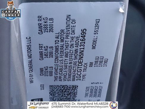 Certified 2022 Chevrolet Colorado Z71 image 33