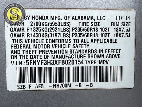 Used 2015 Honda Pilot SE image 32