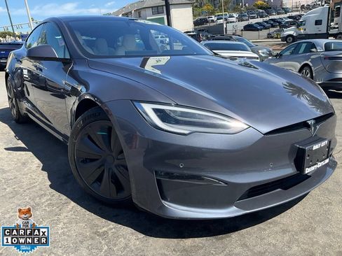 Used 2021 Tesla Model S Long Range AWD/4WD image 1