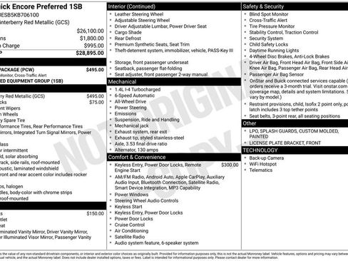 Used 2019 Buick Encore Preferred w/ Safety Package image 29