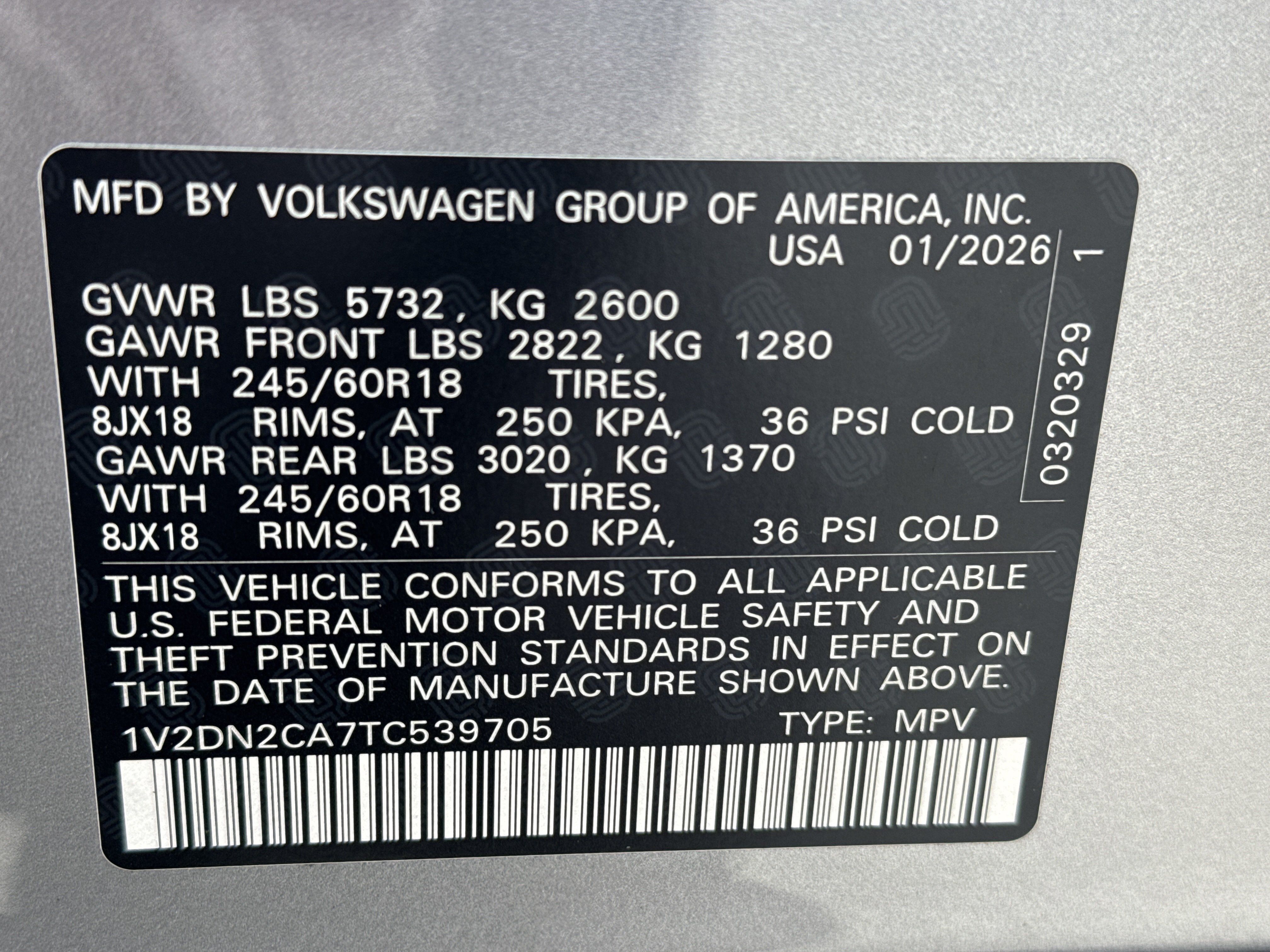 Used 2026 Volkswagen Atlas SE FWD image 36