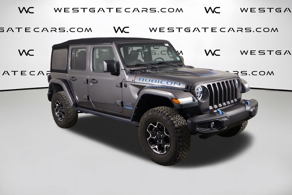 Used 2021 Jeep Wrangler Unlimited Rubicon 4xe AWD/4WD image 48