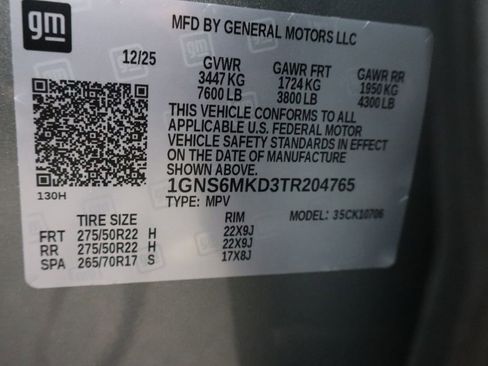 New 2026 Chevrolet Tahoe LS AWD/4WD image 30