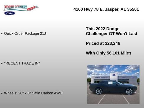 Used 2022 Dodge Challenger GT AWD/4WD image 8