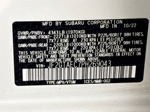 Certified 2023 Subaru Crosstrek 2.0i Premium image 26