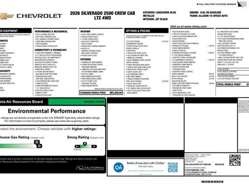 New 2026 Chevrolet Silverado 2500 LTZ w/ LTZ Plus Package AWD/4WD image 5