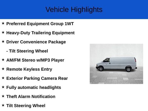 New 2025 Chevrolet Express 3500 Extended w/ Driver Convenience Package image 2