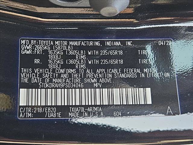 Used 2023 Toyota Highlander XLE FWD image 26