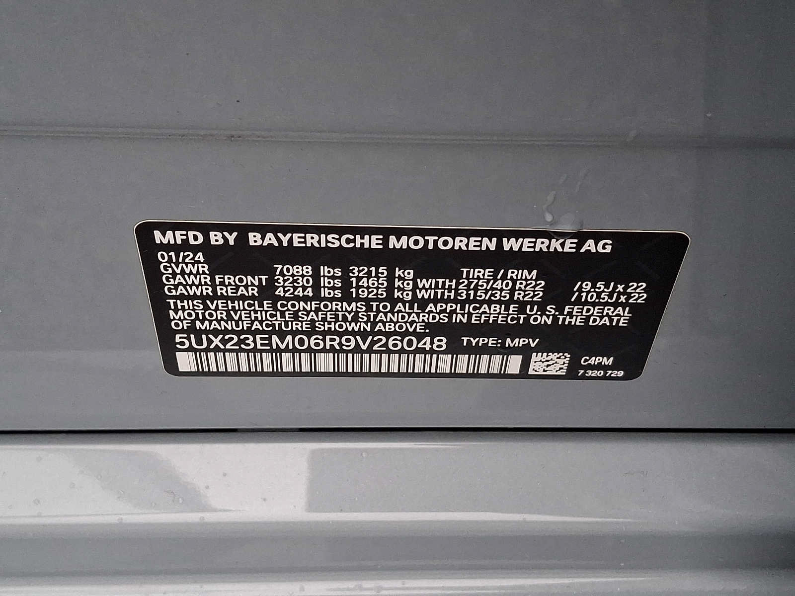 Used 2024 BMW X7 xDrive40i w/ M Sport Package AWD/4WD image 27