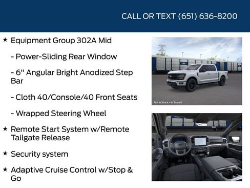 New 2025 Ford F150 XLT w/ Equipment Group 302A MID image 20