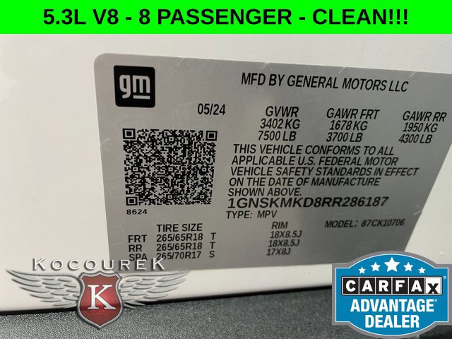 Used 2024 Chevrolet Tahoe LS w/ Driver Alert Package AWD/4WD image 26