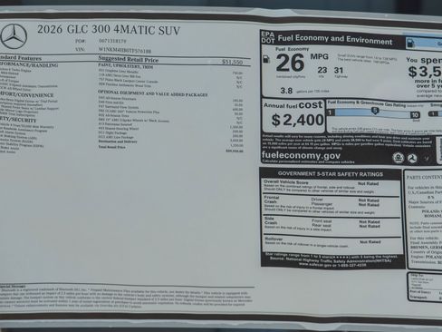 New 2026 Mercedes-Benz GLC 300 4MATIC image 36