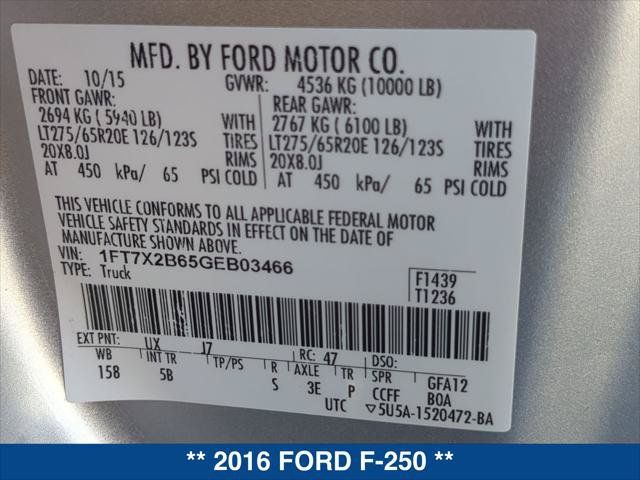Used 2016 Ford F250 Lariat w/ Lariat Interior Package AWD/4WD image 22