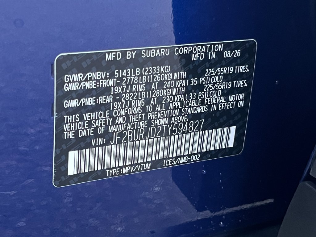 New 2026 Subaru Outback Touring XT AWD/4WD image 24