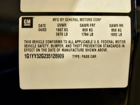Used 2003 Chevrolet Corvette Convertible w/ Preferred Equipment Group1 RWD image 32
