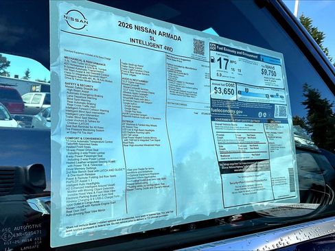 New 2026 Nissan Armada SL image 14