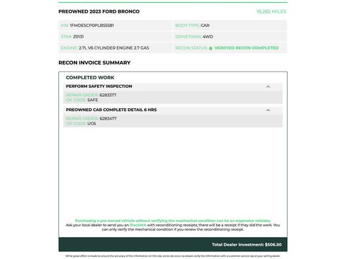 Used 2023 Ford Bronco Badlands image 30