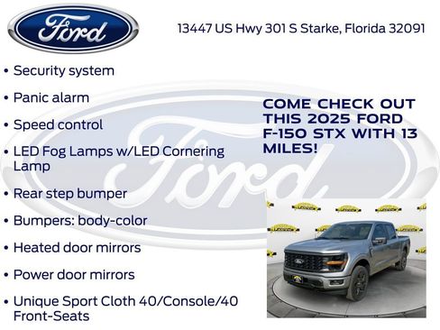 New 2025 Ford F150 STX w/ Equipment Group 200A image 30