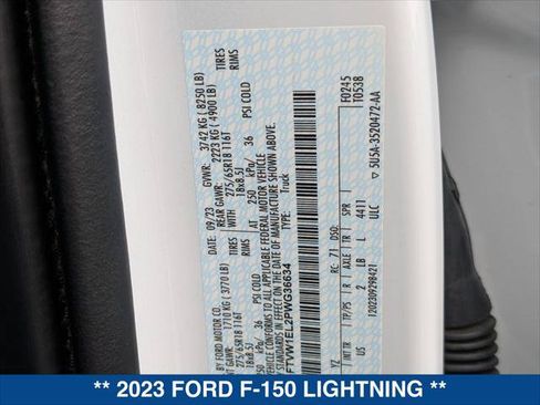 Used 2023 Ford F150 Lightning XLT AWD/4WD image 25