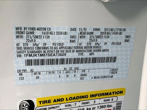 New 2025 Ford Expedition Max Platinum w/ Driver's Package AWD/4WD image 20