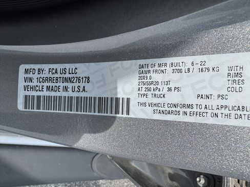 Used 2022 RAM 1500 Big Horn w/ Night Edition RWD image 36