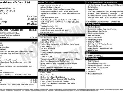 Used 2017 Hyundai Santa Fe Sport w/ 2.0T Ultimate Tech Package 05