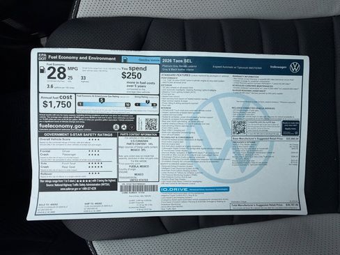 New 2026 Volkswagen Taos SEL AWD/4WD image 33