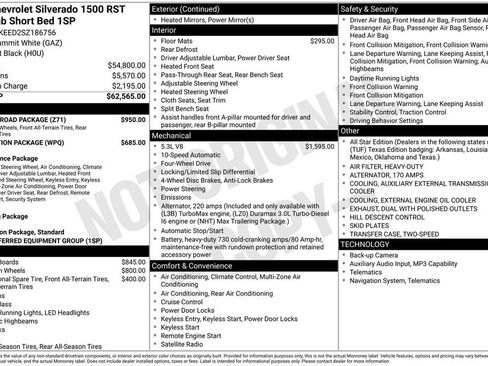 Used 2025 Chevrolet Silverado 1500 RST w/ Z71 Off-Road Package AWD/4WD image 31