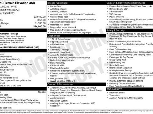 New 2027 GMC Terrain Elevation AWD/4WD image 3