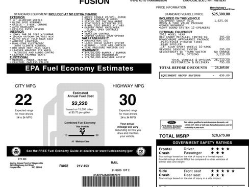 Used 2012 Ford Fusion SEL FWD image 47