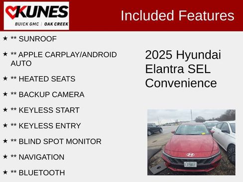 Used 2025 Hyundai Elantra SEL image 2