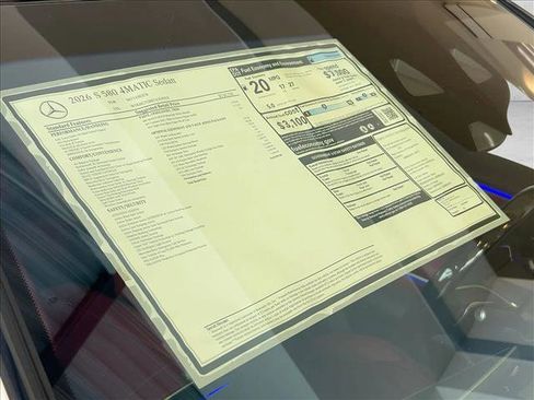 New 2026 Mercedes-Benz S 580 4MATIC Sedan image 17