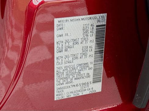 Used 2023 Nissan Frontier PRO-4X w/ Pro-4X Premium Package image 32