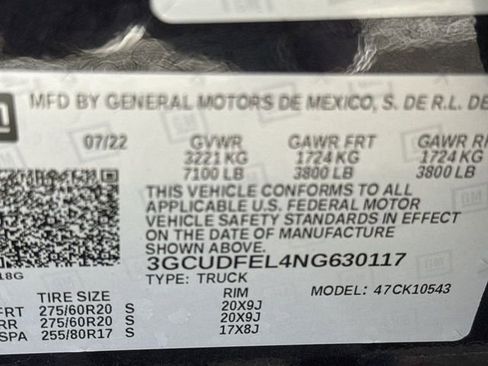 Certified 2022 Chevrolet Silverado 1500 LT Trail Boss w/ LT Trail Boss Premium Package image 30