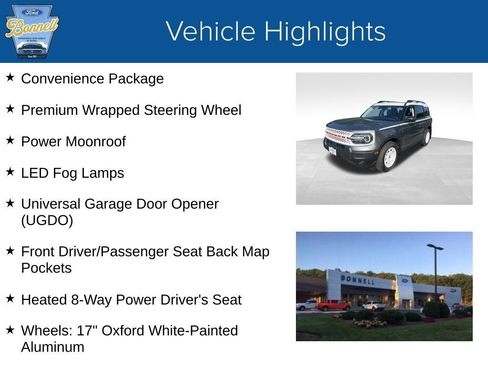 New 2025 Ford Bronco Sport Heritage w/ Convenience Package image 5