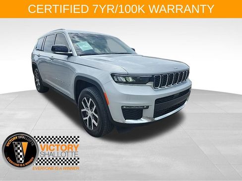 Certified 2025 Jeep Grand Cherokee L Limited w/ Trailer Tow Package RWD image 1