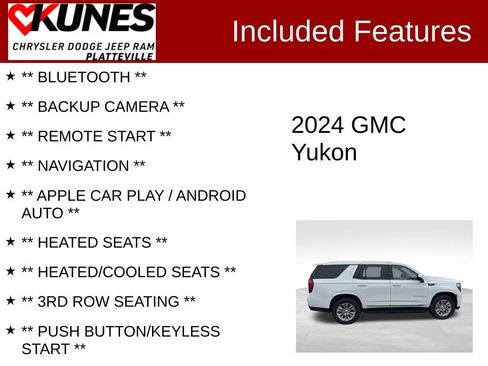 Used 2024 GMC Yukon SLT AWD/4WD image 2