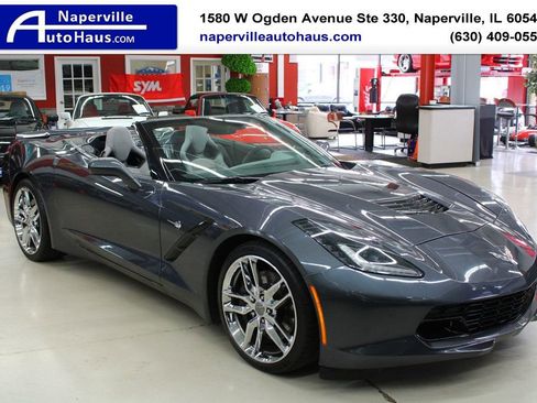 Used 2014 Chevrolet Corvette Stingray Convertible w/ 3LT Preferred Equipment Group RWD image 1