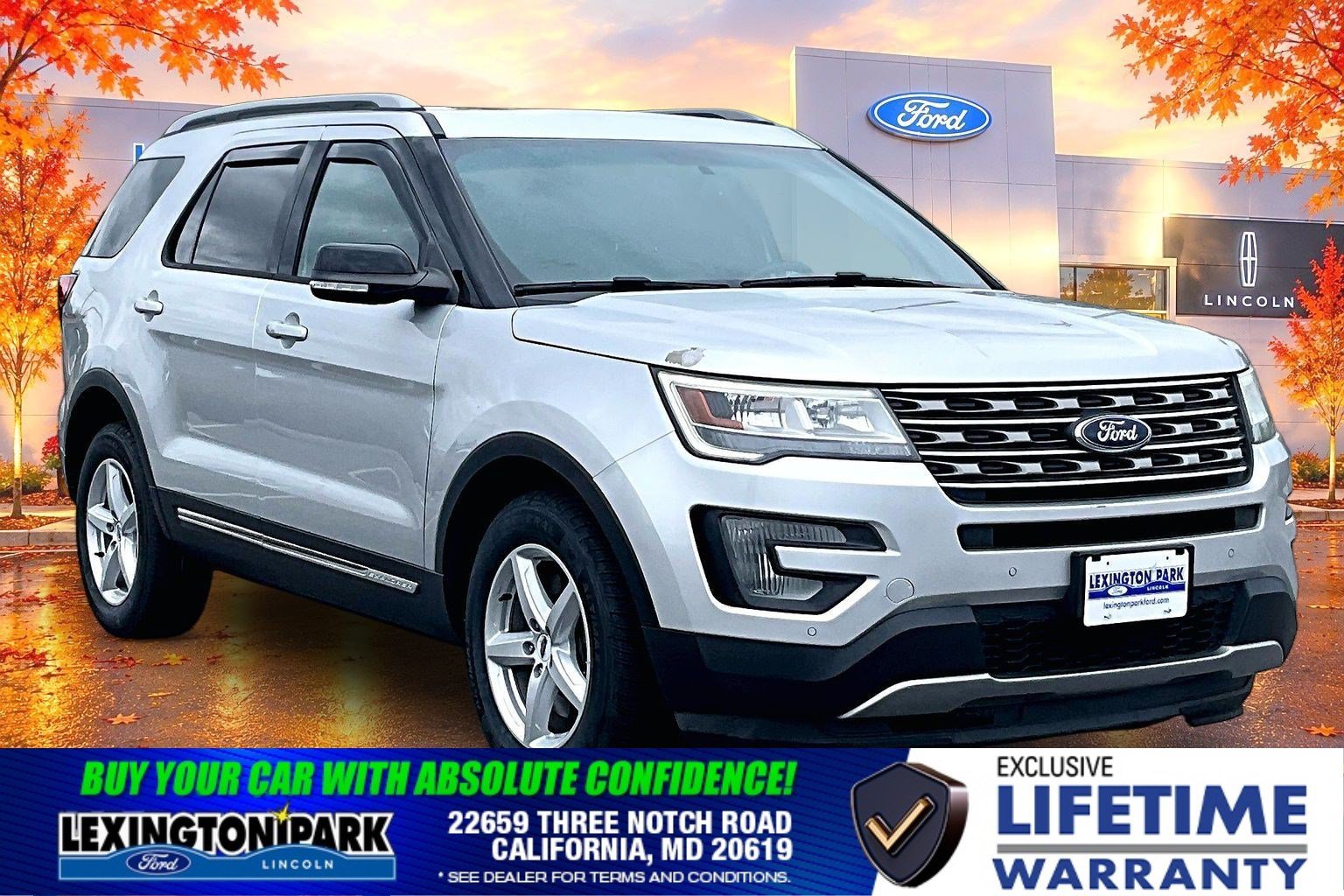 Used 2016 Ford Explorer XLT w/ Equipment Group 202A AWD/4WD image 1