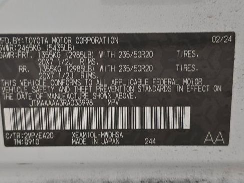 Used 2024 Toyota bZ4X Limited w/ Weather Package image 19