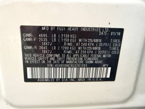 Used 2016 Subaru Outback 2.5i Limited AWD/4WD image 31
