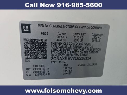 Used 2020 Chevrolet Equinox LT w/ Sport Edition image 36