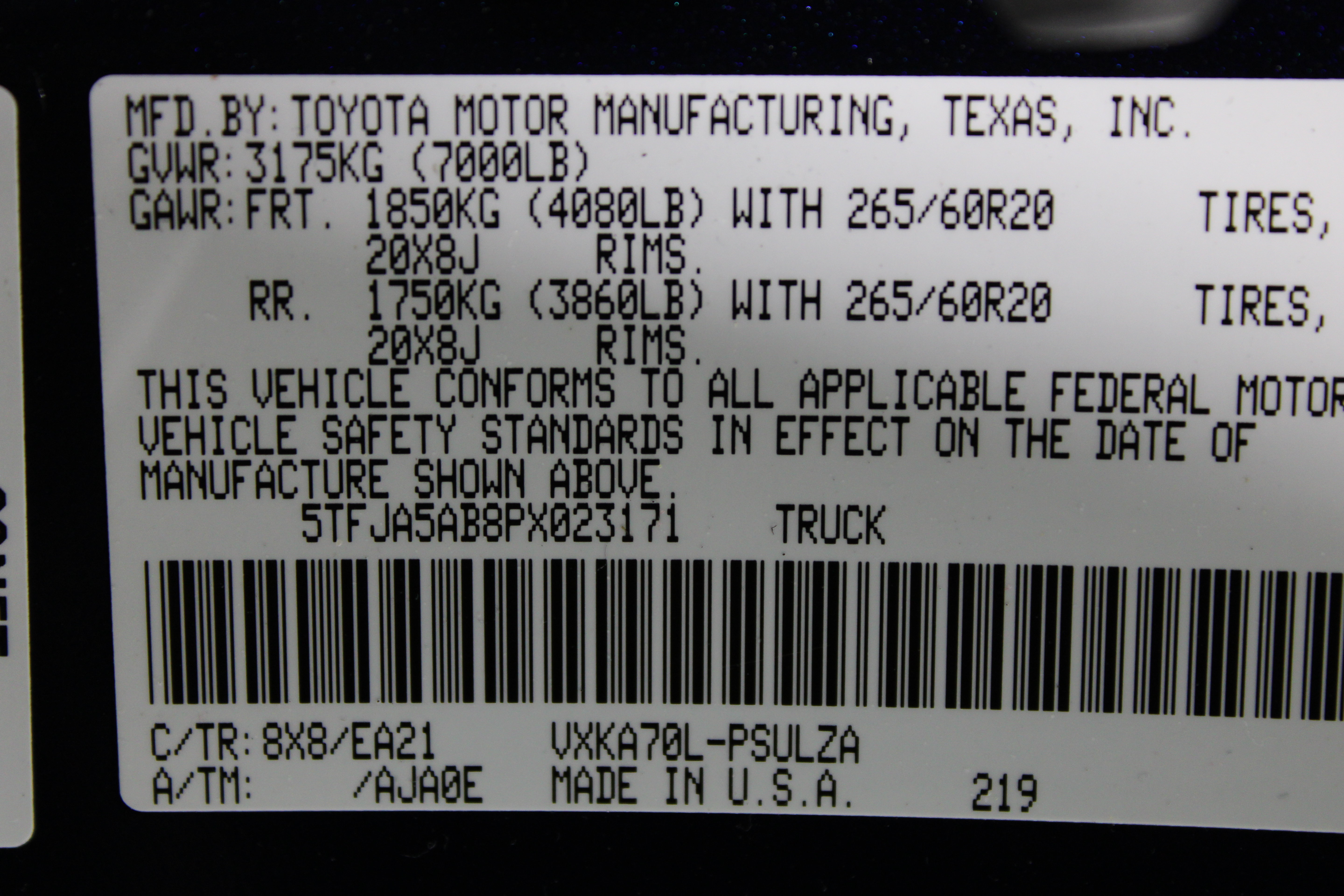 Used 2023 Toyota Tundra Limited RWD image 43