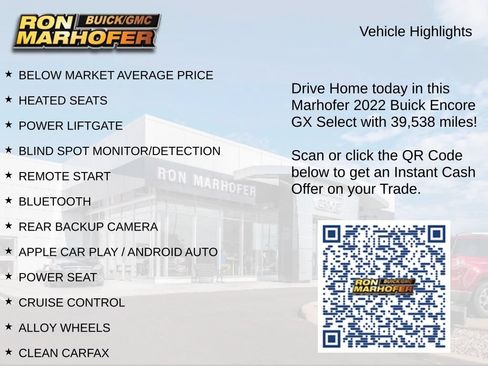 Used 2022 Buick Encore GX Select w/ Sport Touring Package FWD image 15