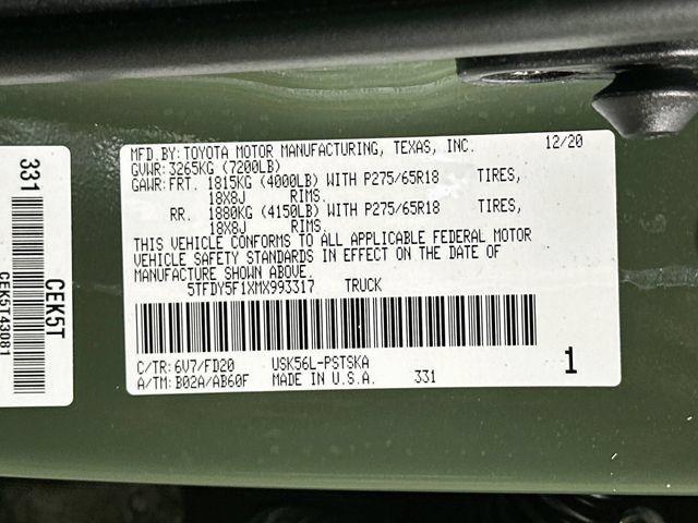Used 2021 Toyota Tundra SR5 w/ Trail Edition AWD/4WD image 35