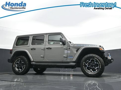 Used 2022 Jeep Wrangler Unlimited Rubicon 4xe w/ Steel Bumper Group AWD/4WD image 37